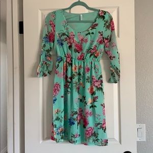 Pink Blush Maternity Dress